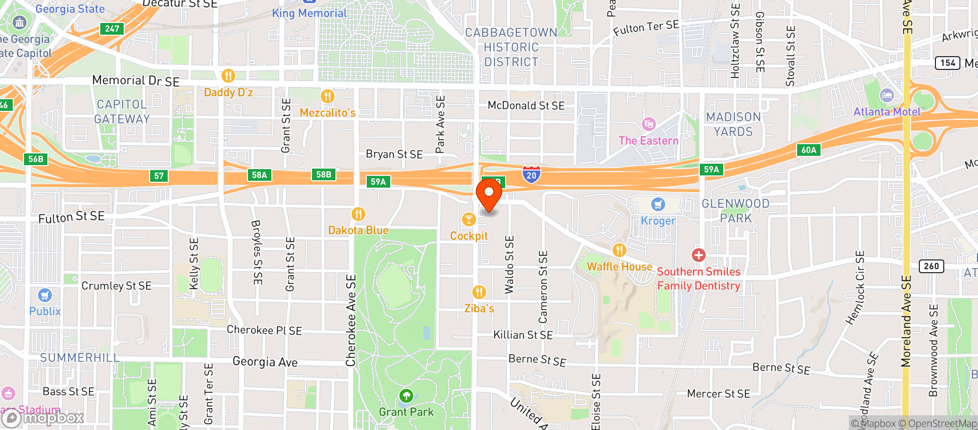 Map showing Bp To Go #4357