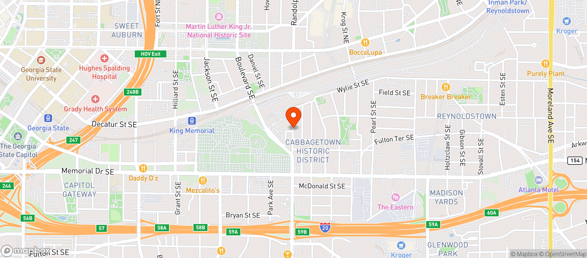 Map showing Jen Chans
