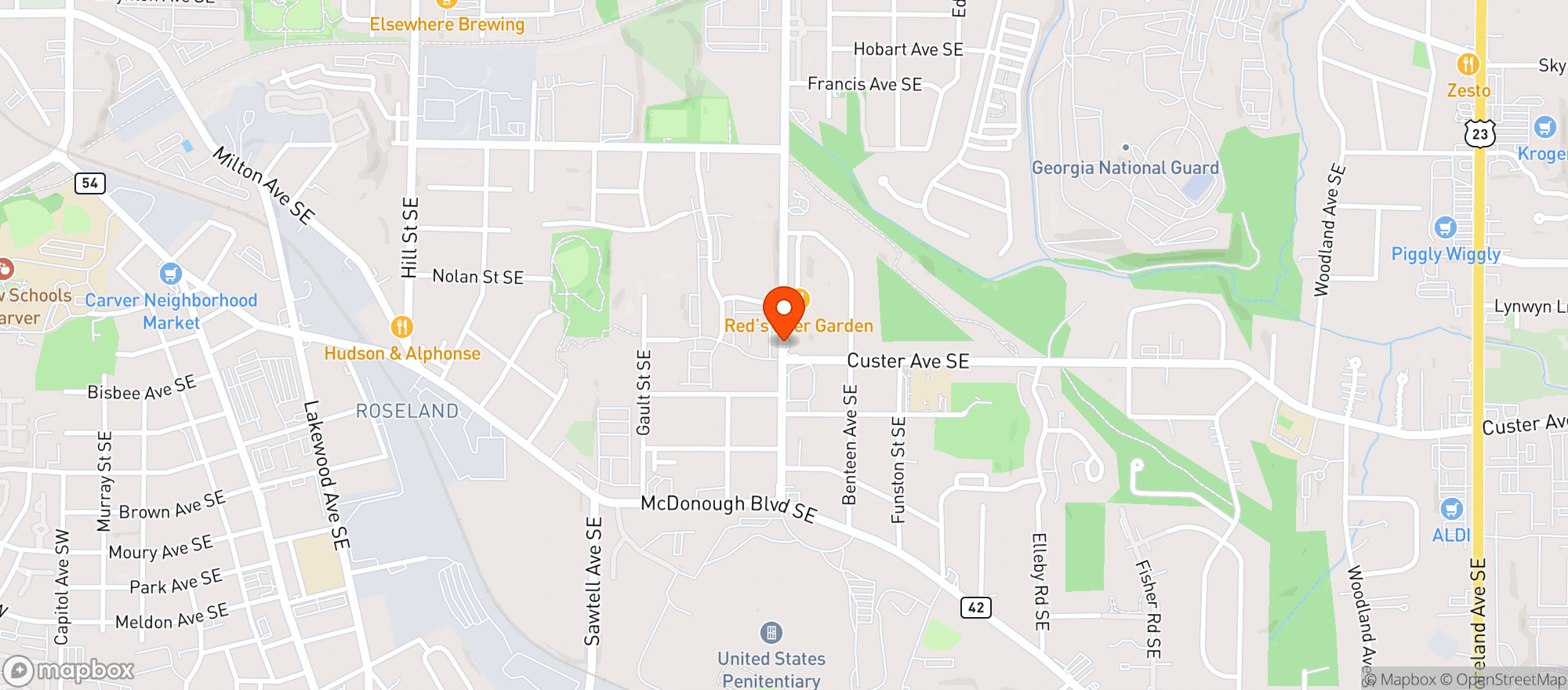 Map showing Citgo #148