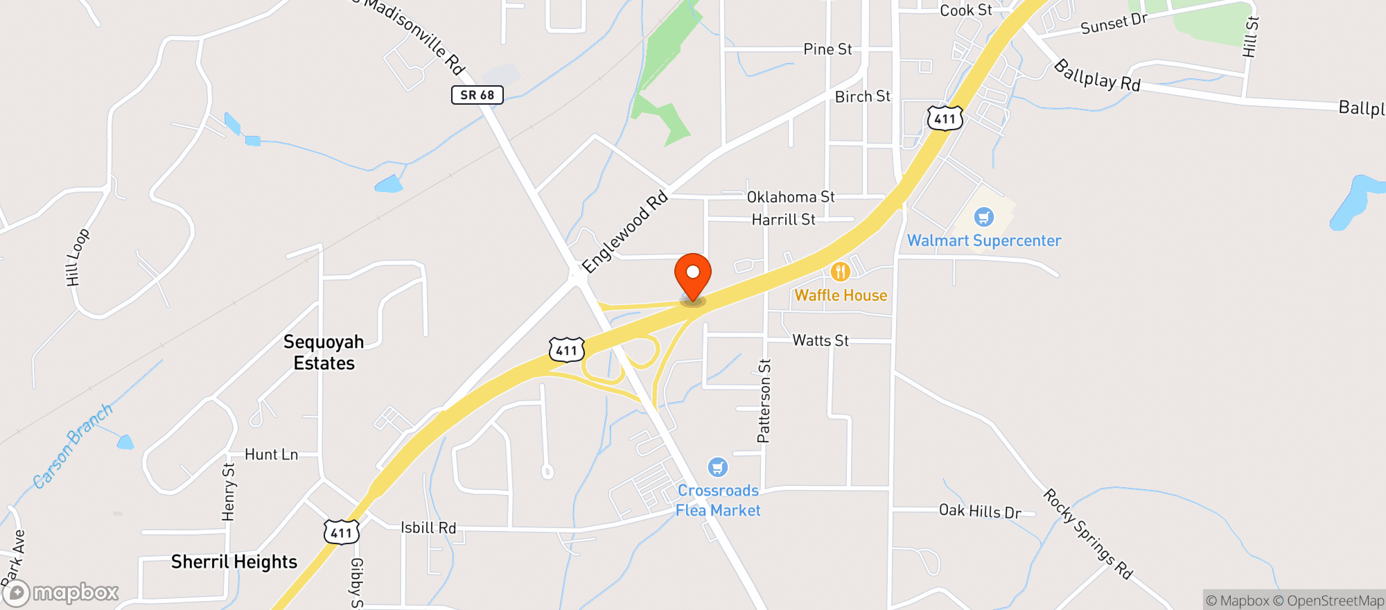Map showing Simply Wines & Spirits