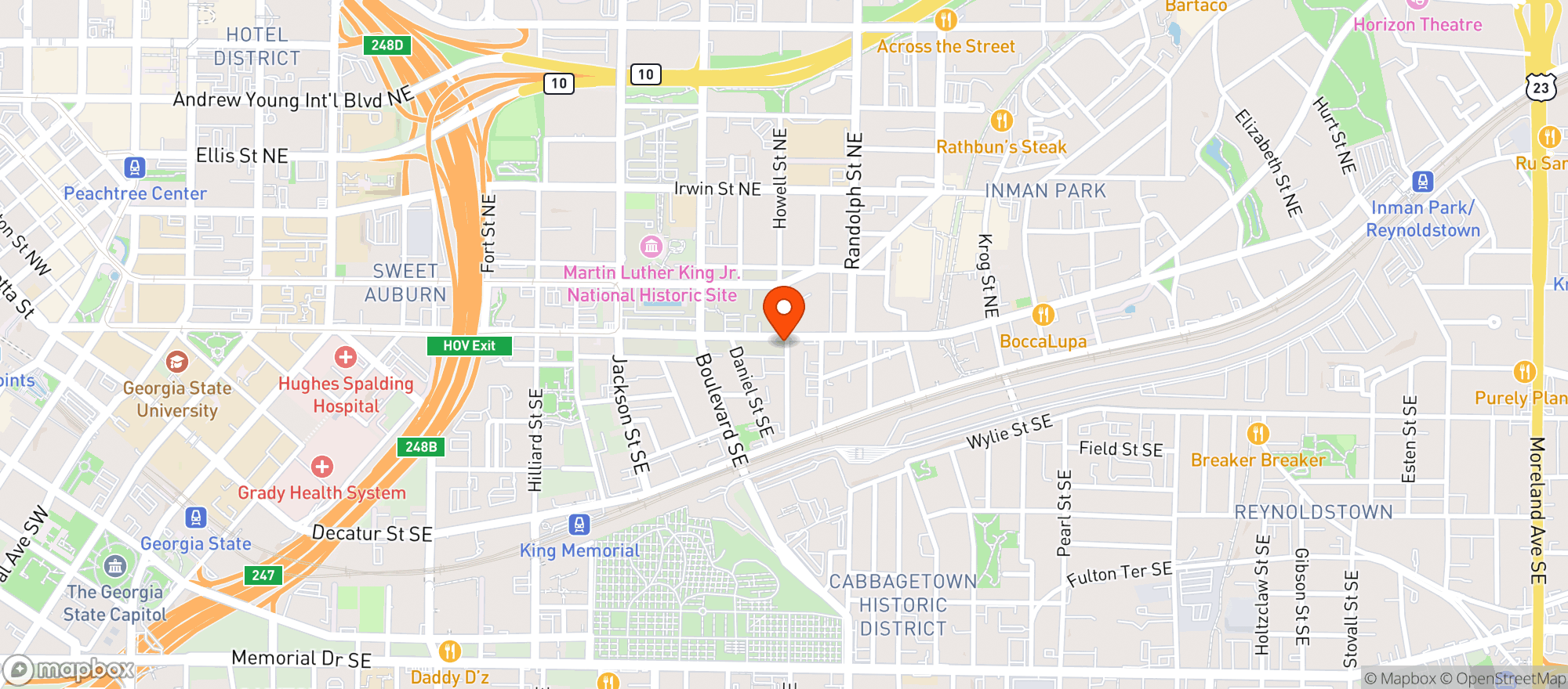 Map showing Staplehouse