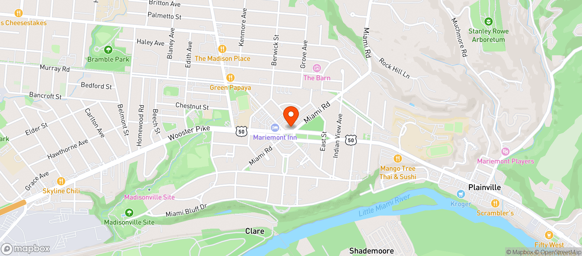 Map showing Emery
