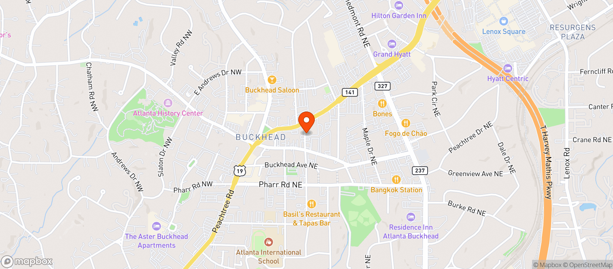 Map showing Storico Fresco Ristorante