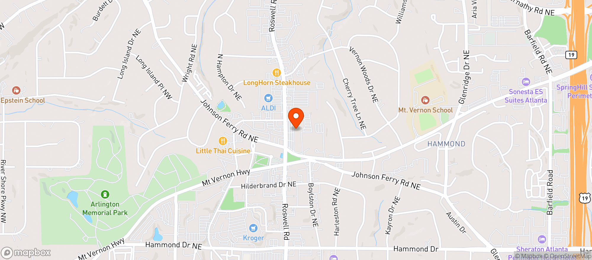 Map showing Trader Joes #731