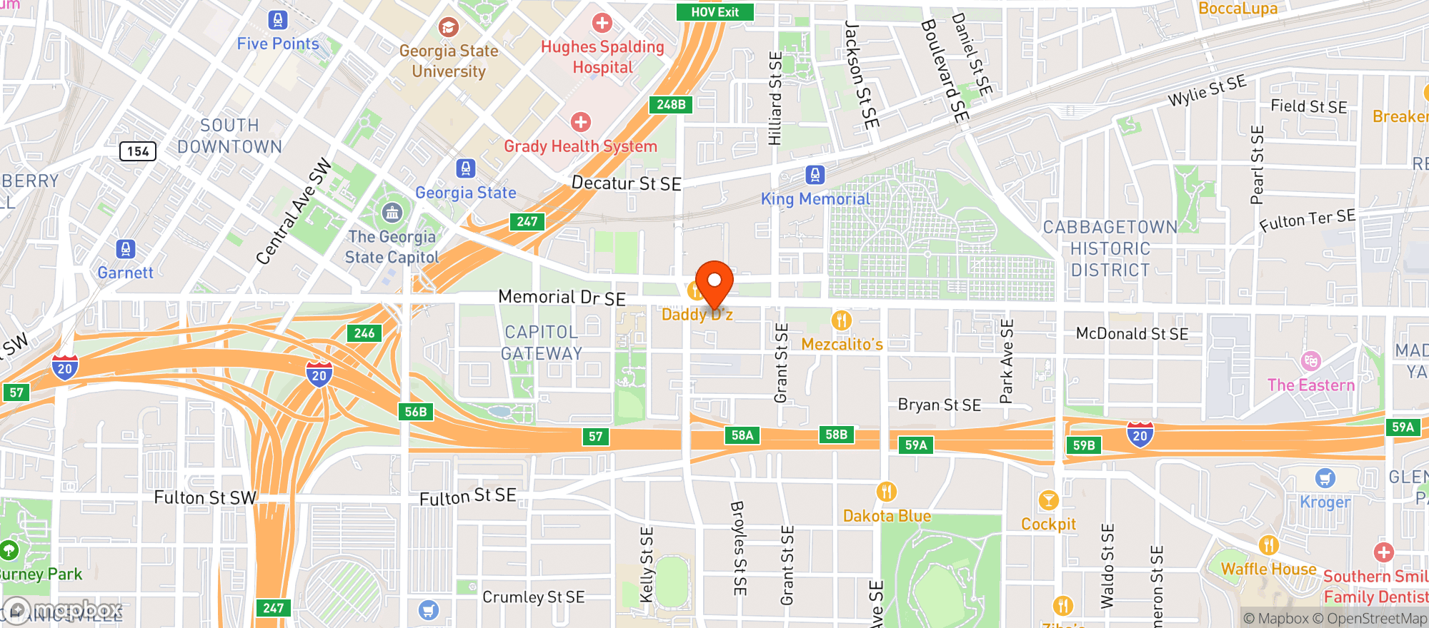 Map showing My Friends Bottle Shop