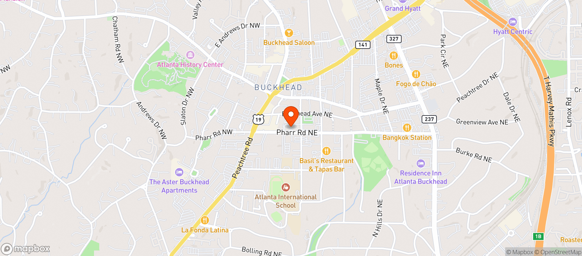 Map showing Nifty Neighbor Llc