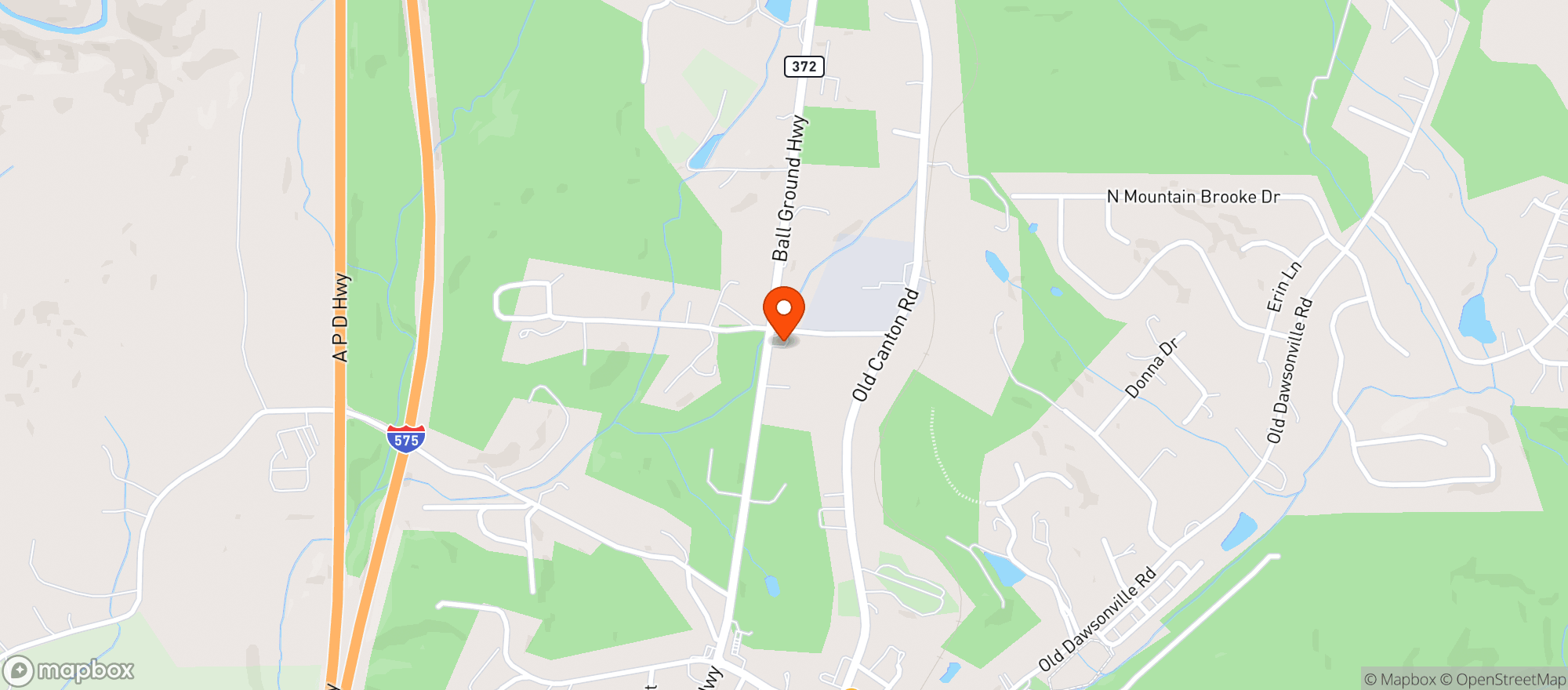 Map showing Jordans Package