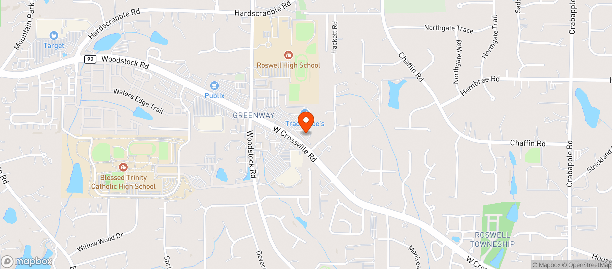 Map showing Outback Steakhouse #1126