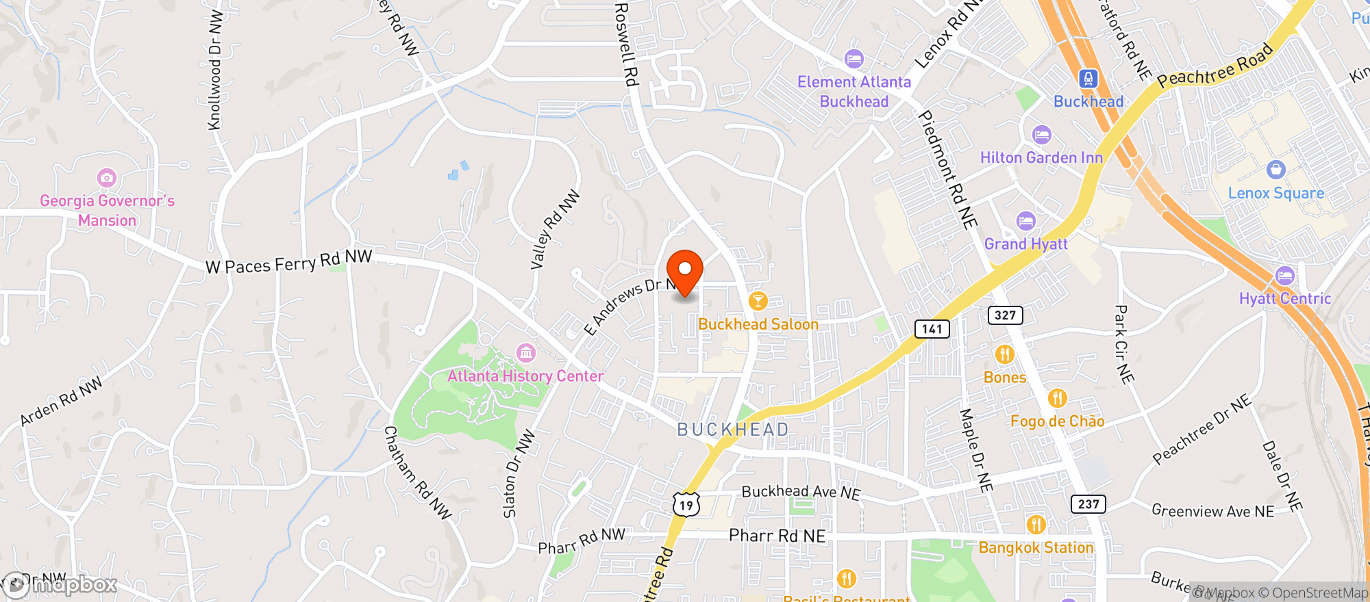 Map showing Lucys Market Llc