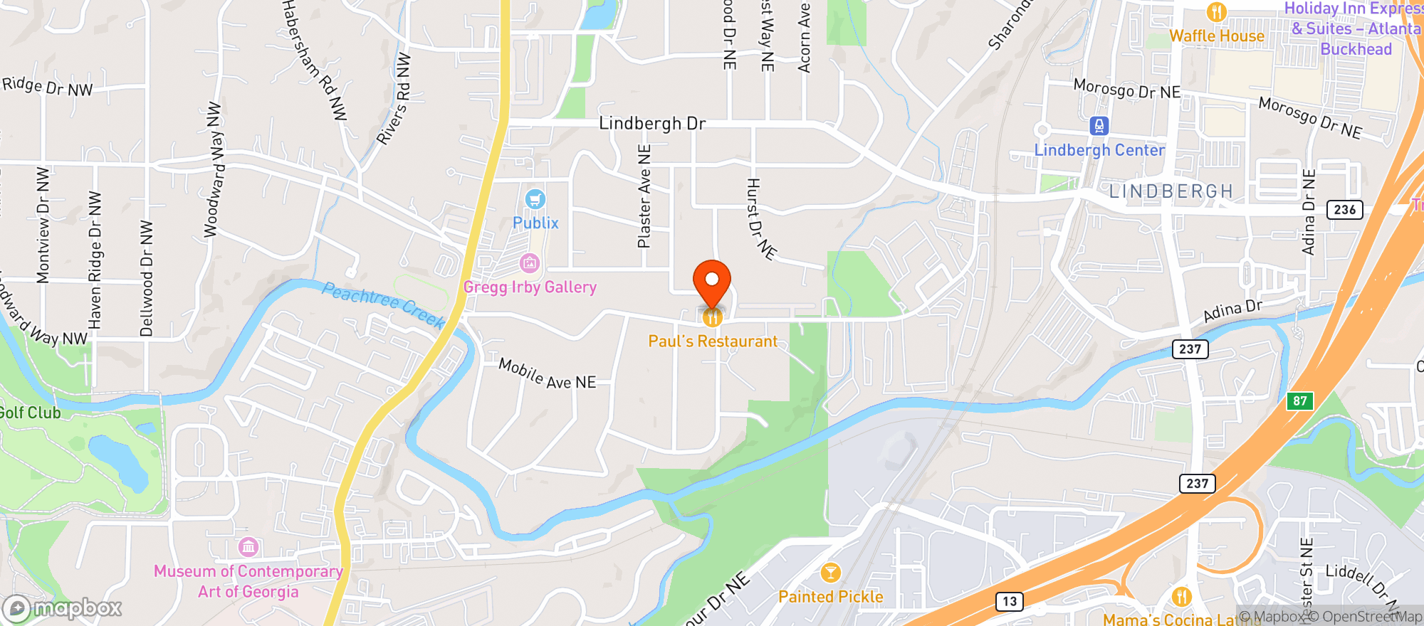 Map showing Verde Taqueria
