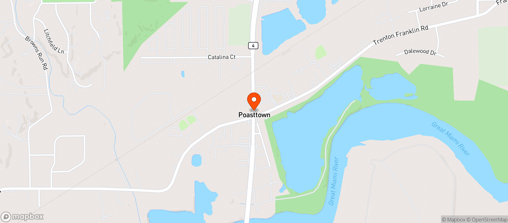 Map showing Sunoco