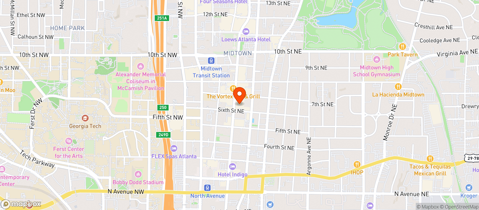 Map showing Rumis Kitchen
