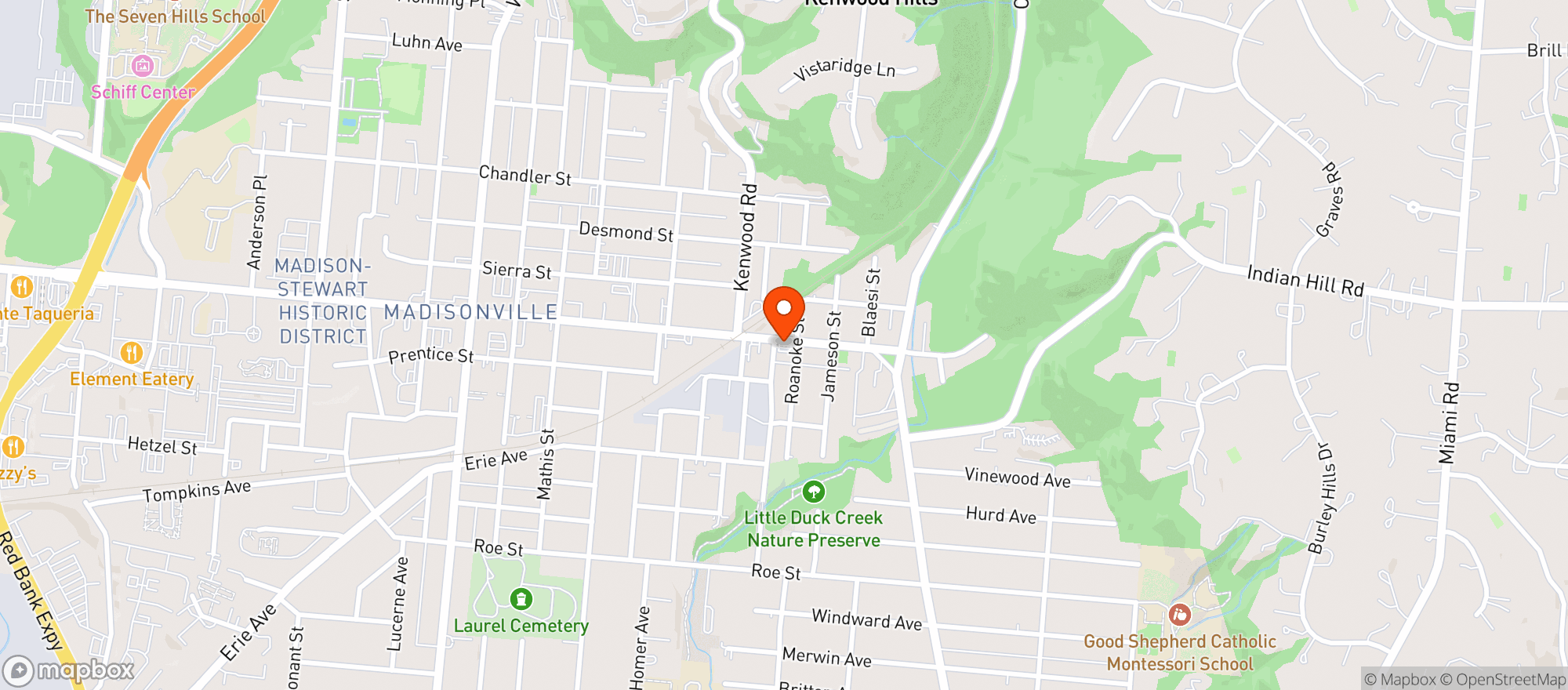 Map showing Sunoco