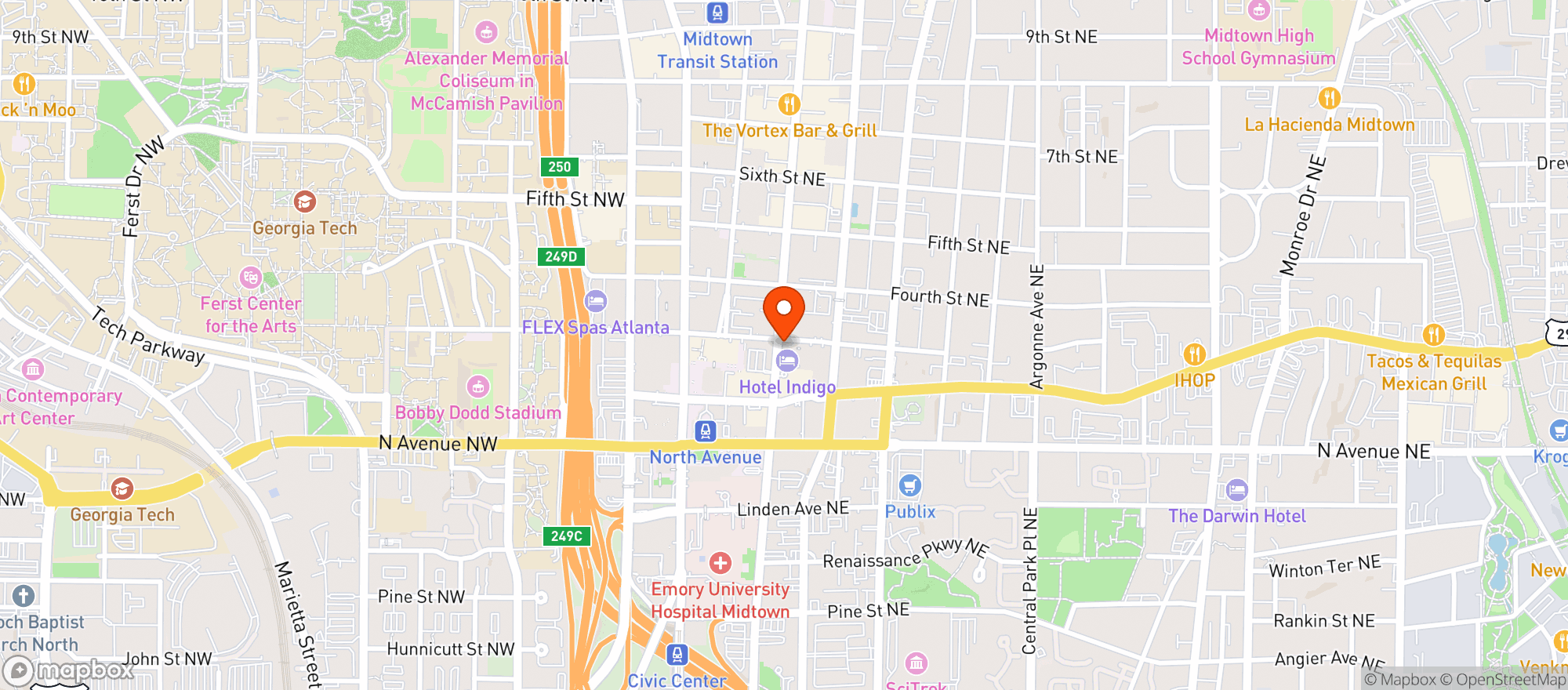 Map showing Lyla Lila