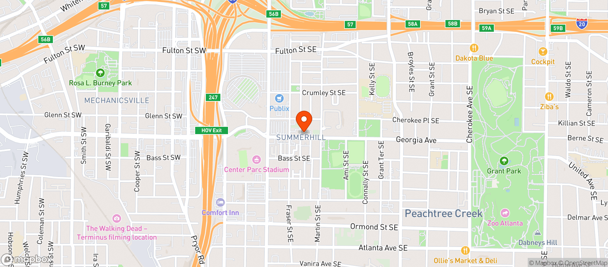 Map showing Press Shop