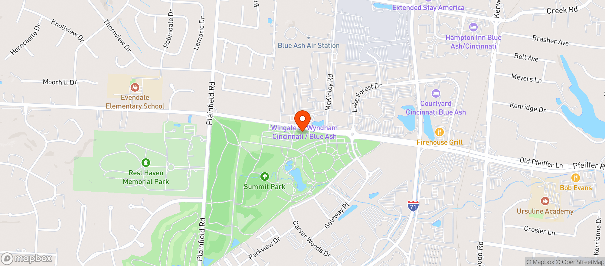 Map showing Madtree Parks & Rec #0