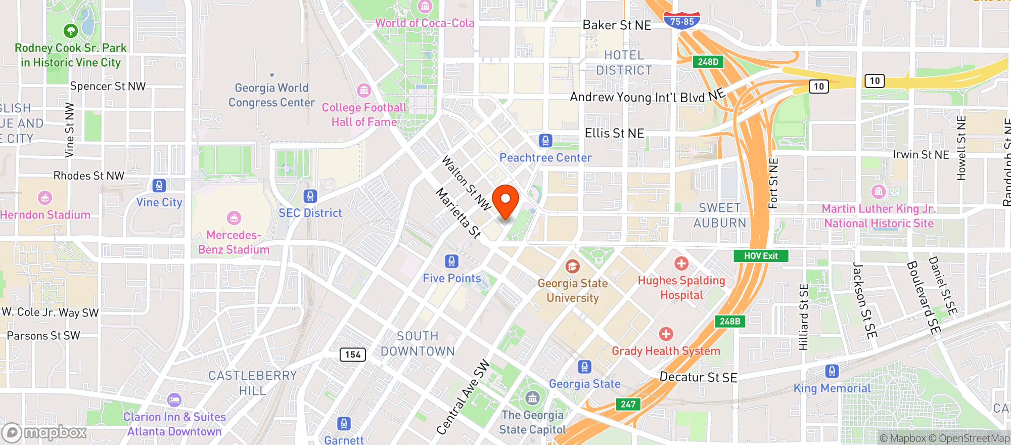 Map showing Anatolia Cafe