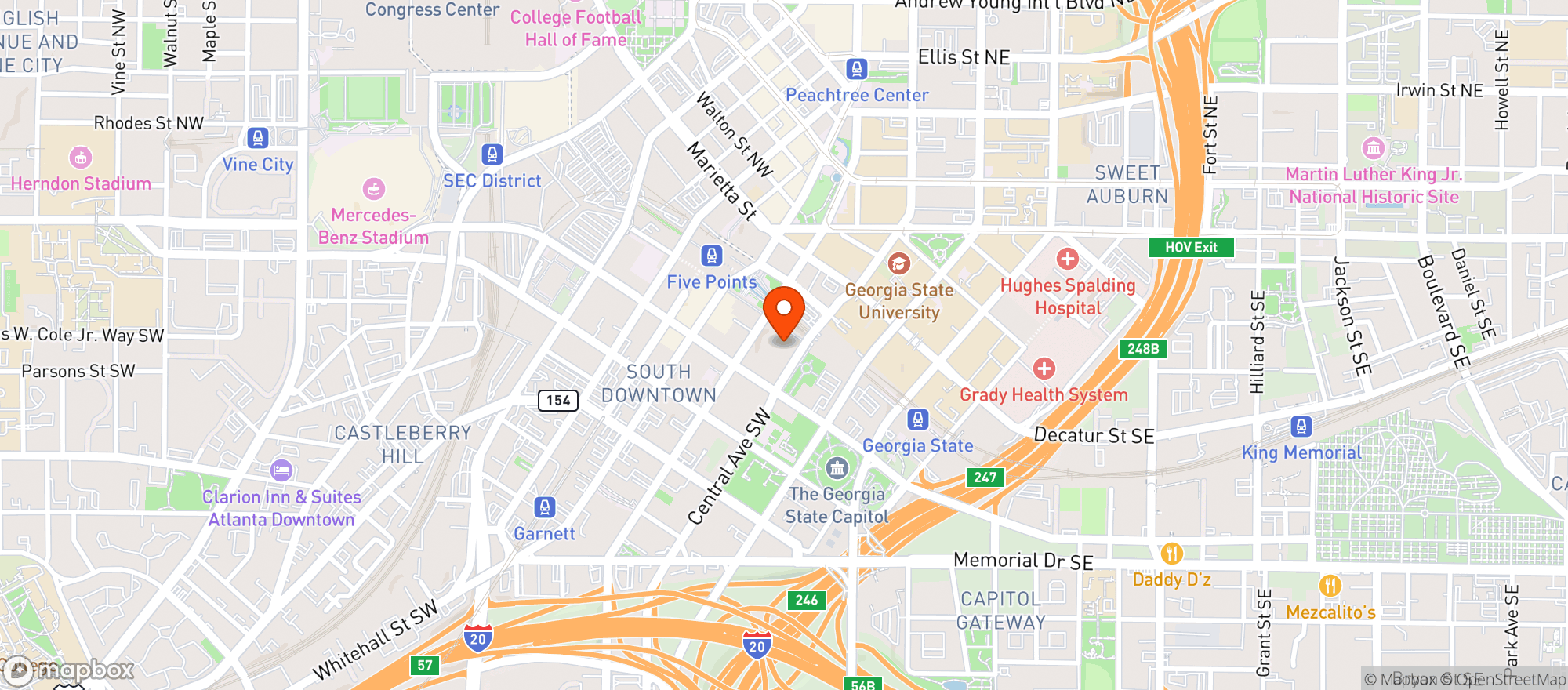 Map showing Utopia Restaurant Bar And Loun