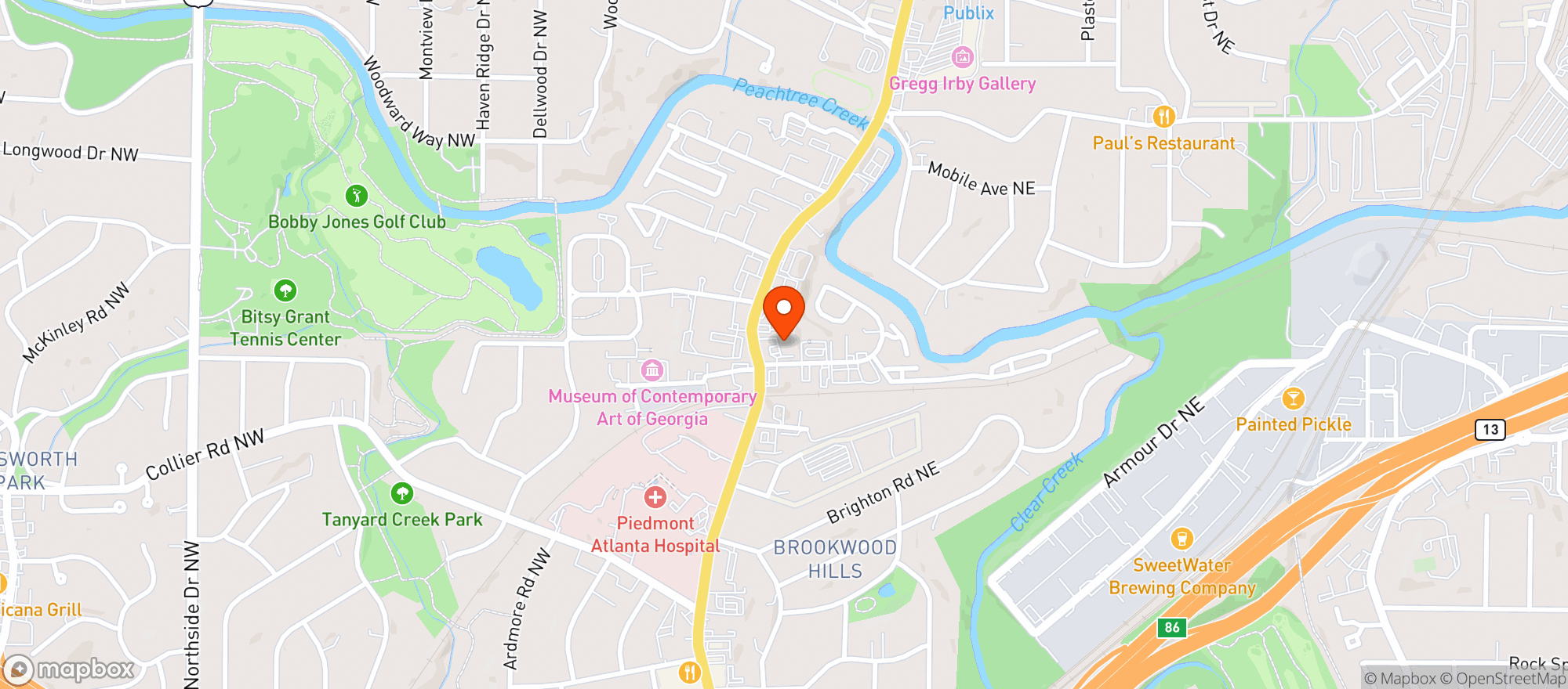 Map showing Benihana #1003