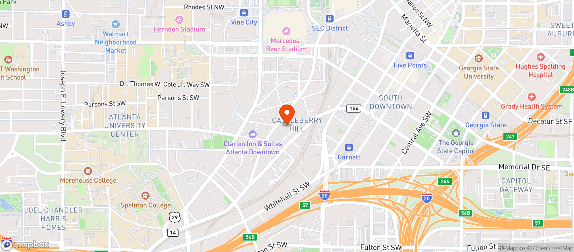 Map showing 8715 Bottle Rocket