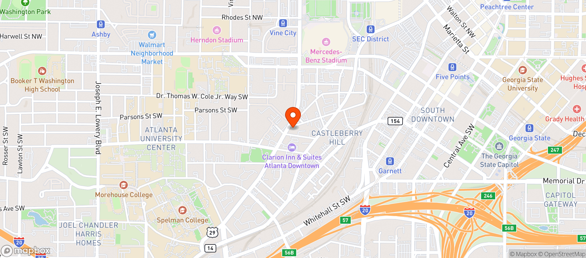 Map showing Atlantucky Brewing