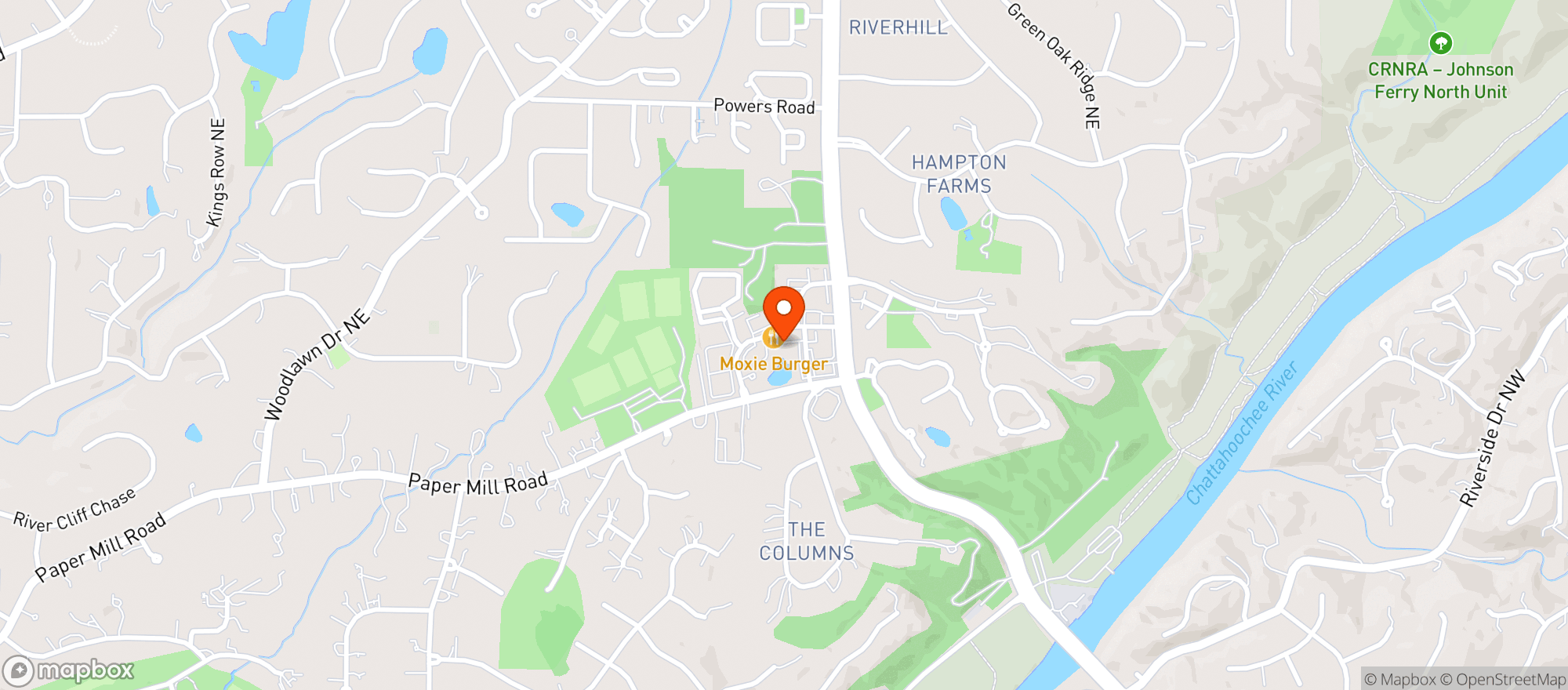 Map showing Simply Fresh Market
