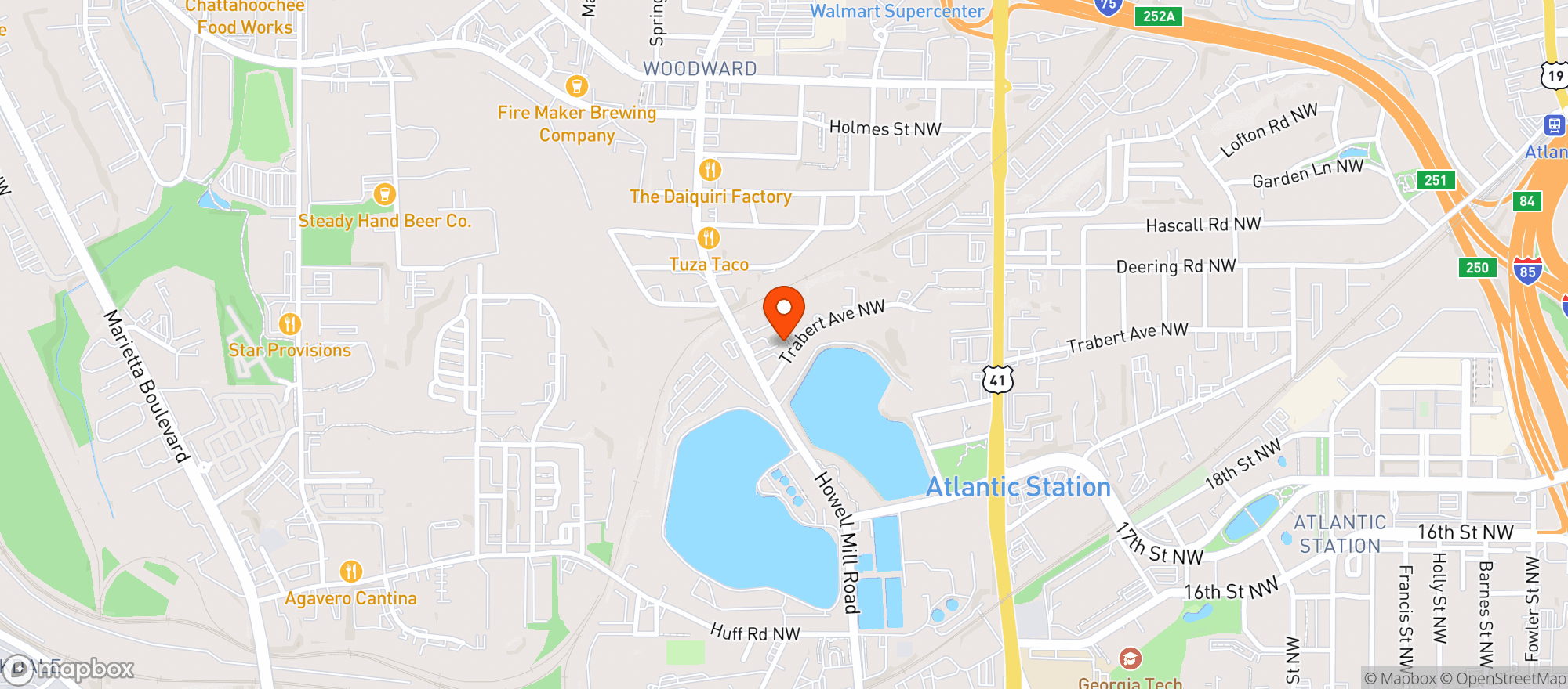 Map showing Floral Park Market