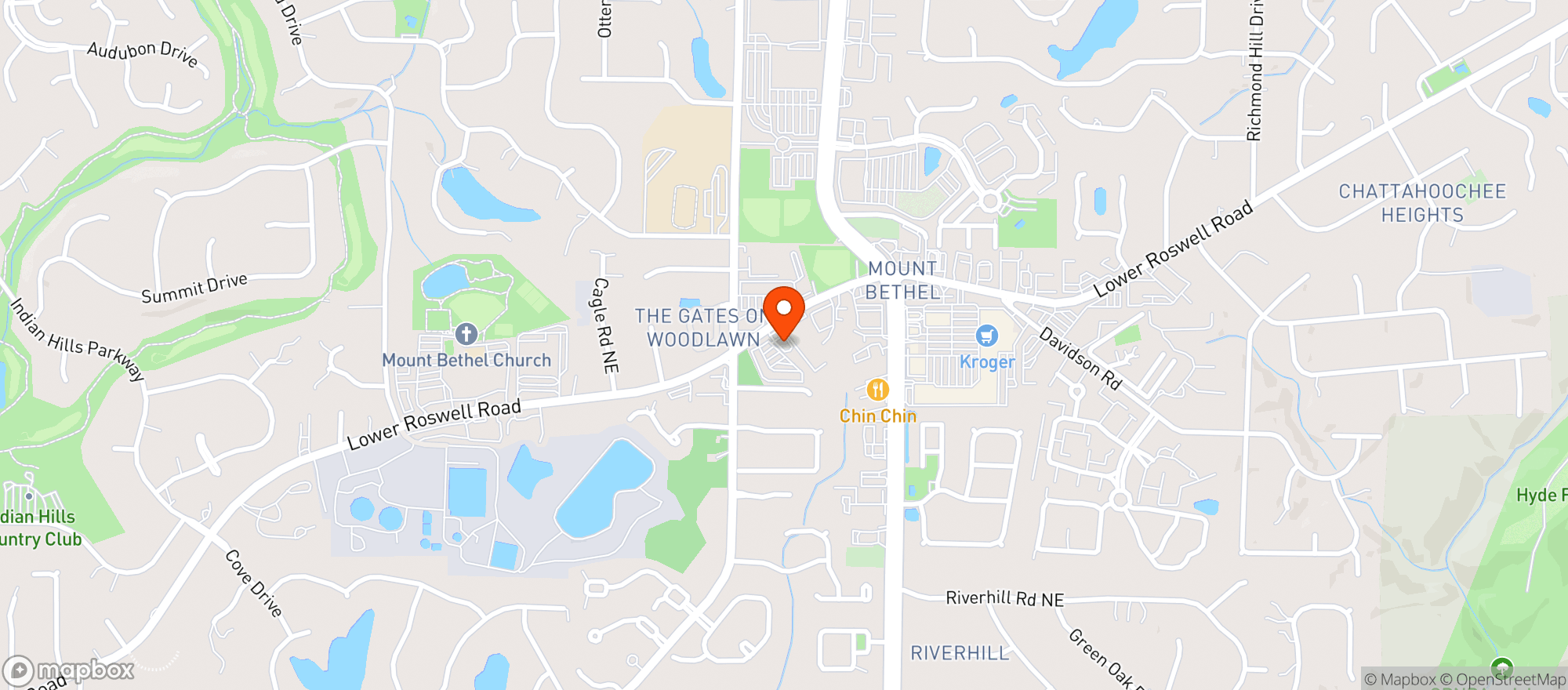 Map showing Circle K - #5259