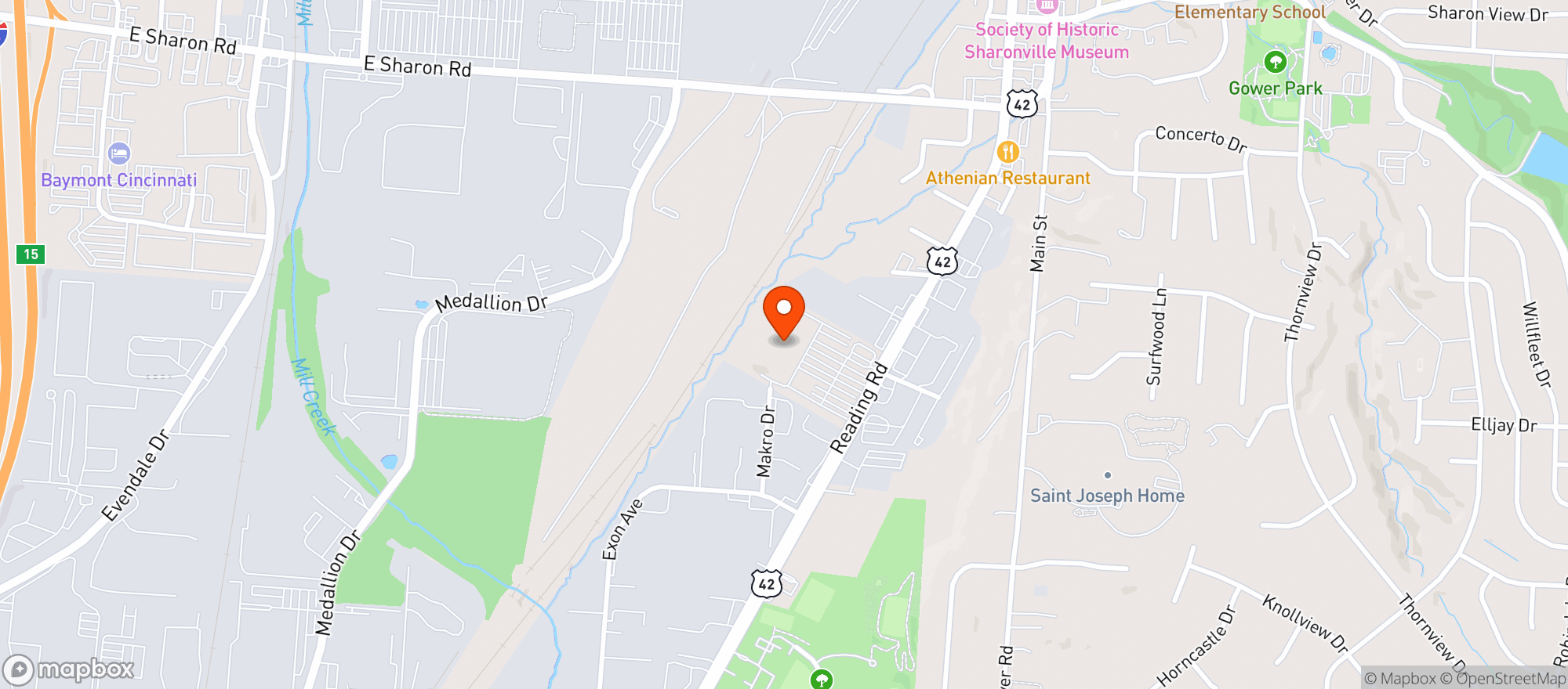 Map showing 513 Sports Cafe