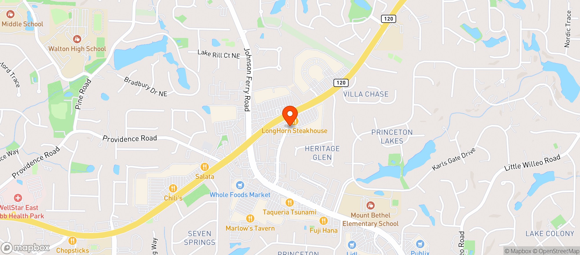 Map showing Citgo Foodmart_2
