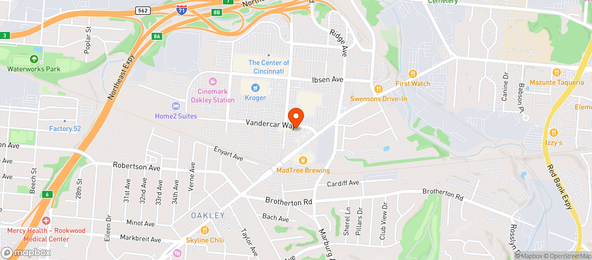 Map showing Condado Tacos