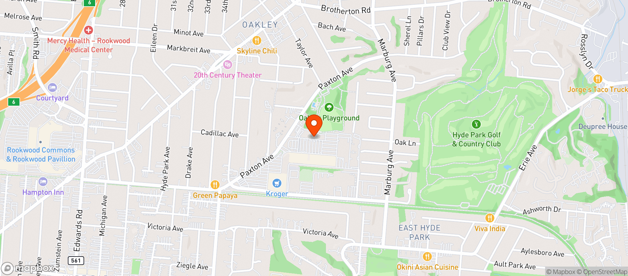 Map showing Kawa Revolving Sushi