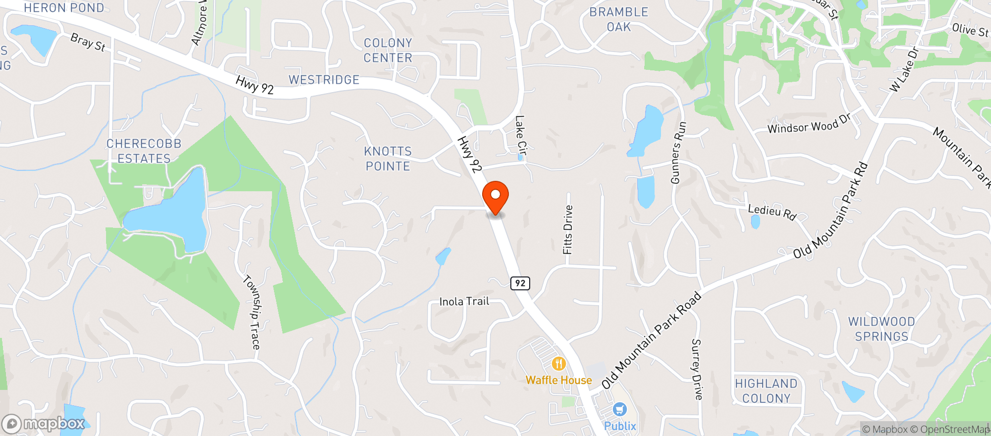 Map showing BP FOOD MART_27