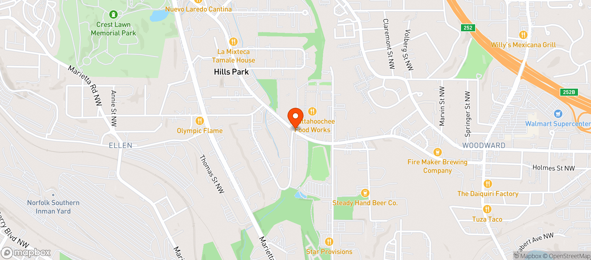 Map showing Fetch