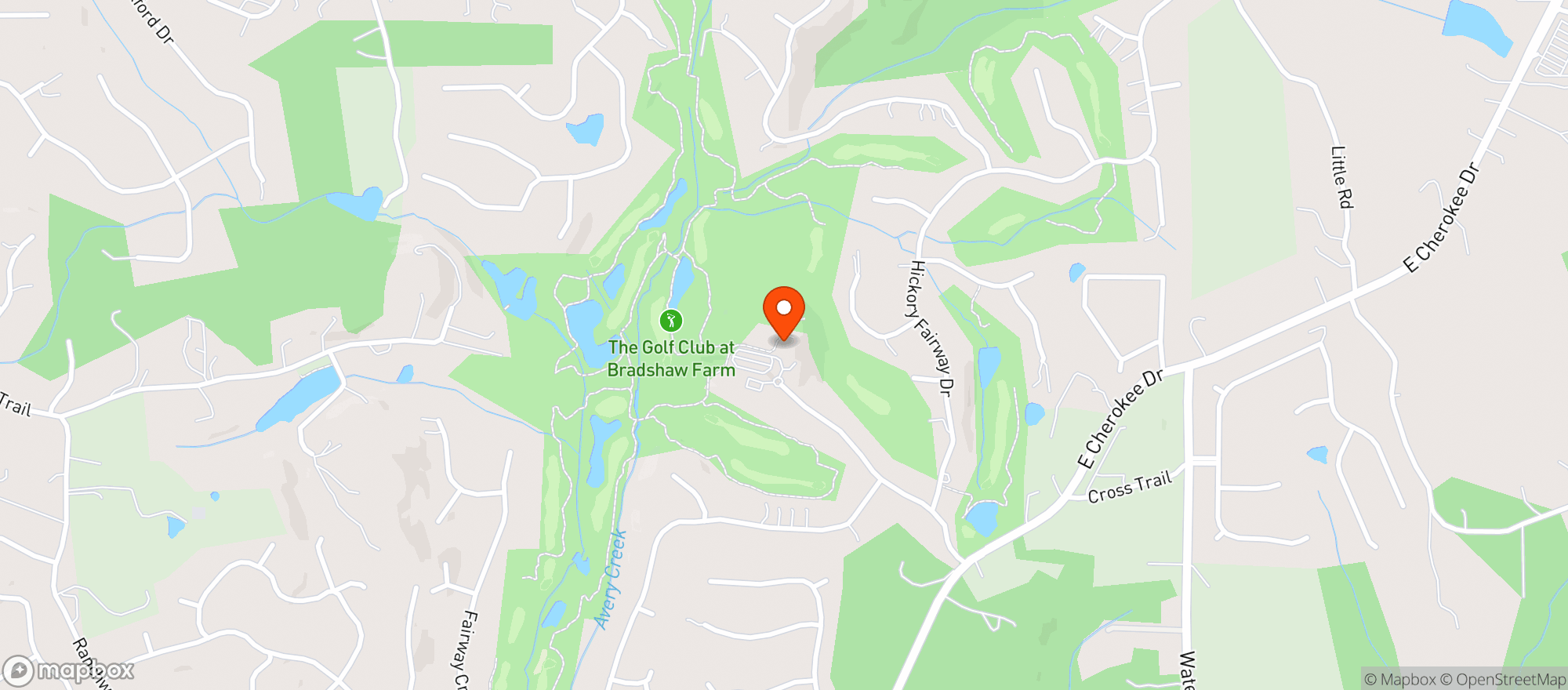 Map showing Bradshaw Farm Golf Club #676