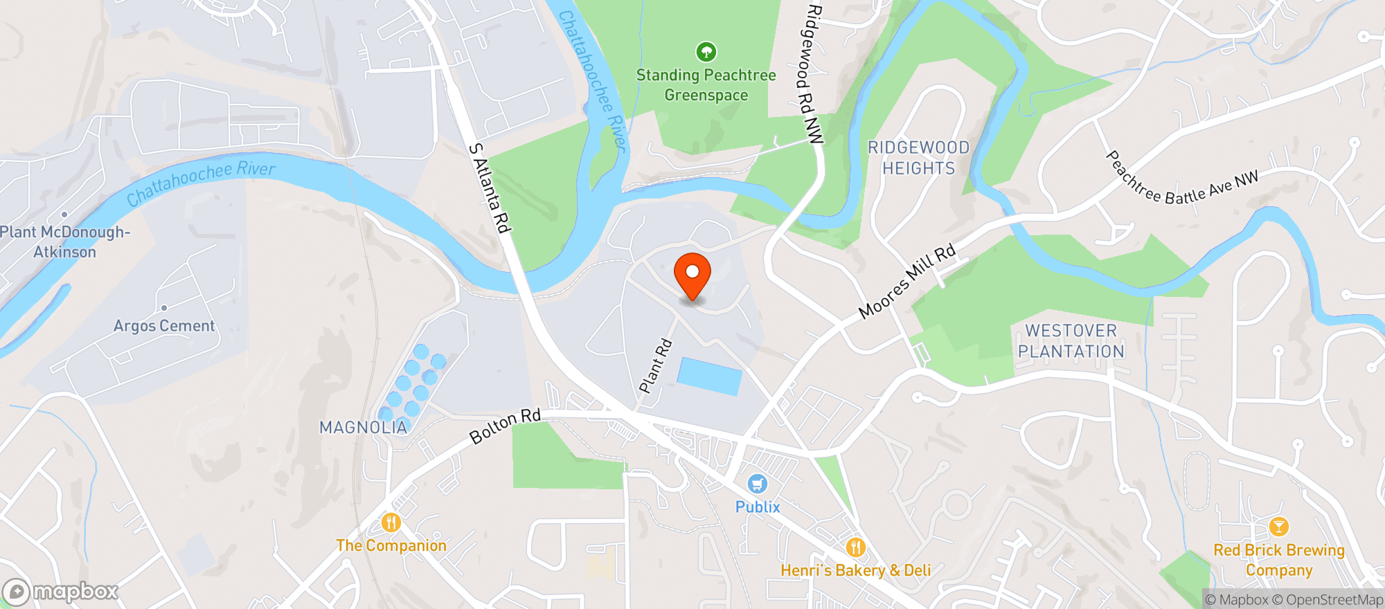 Map showing Your 3rd Spot