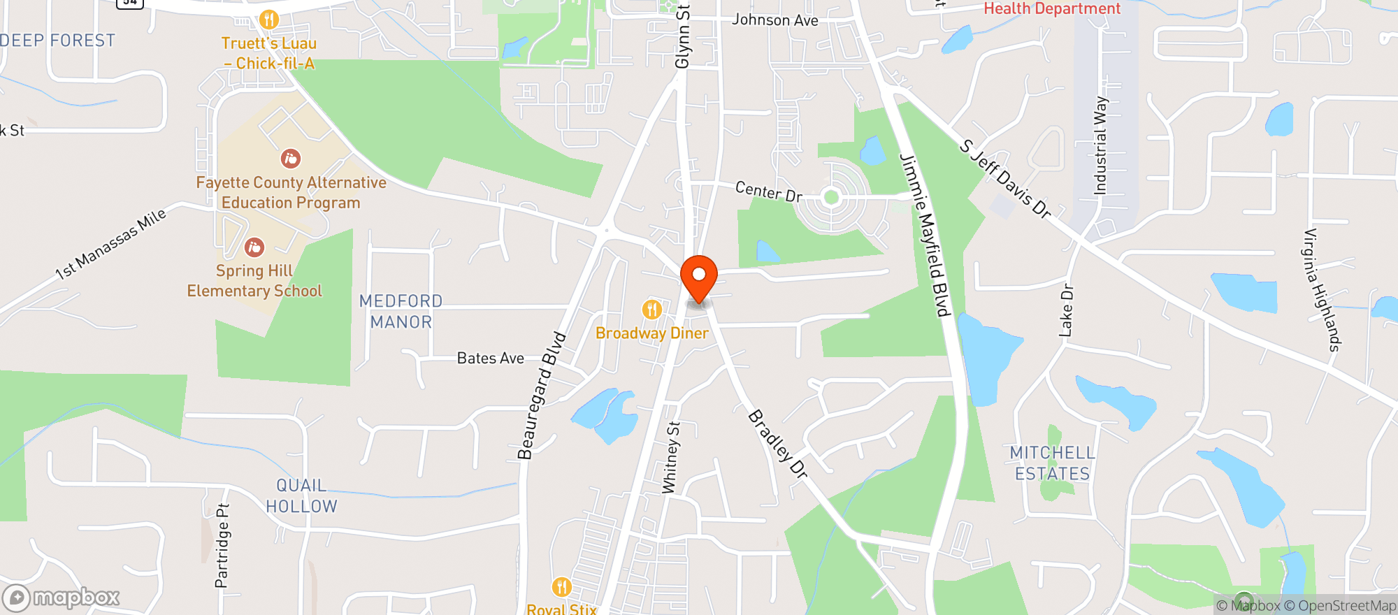 Map showing Shell Fm (76 Station)
