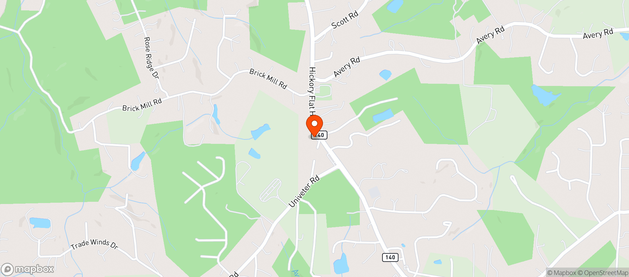 Map showing Kwik Shop - Canton