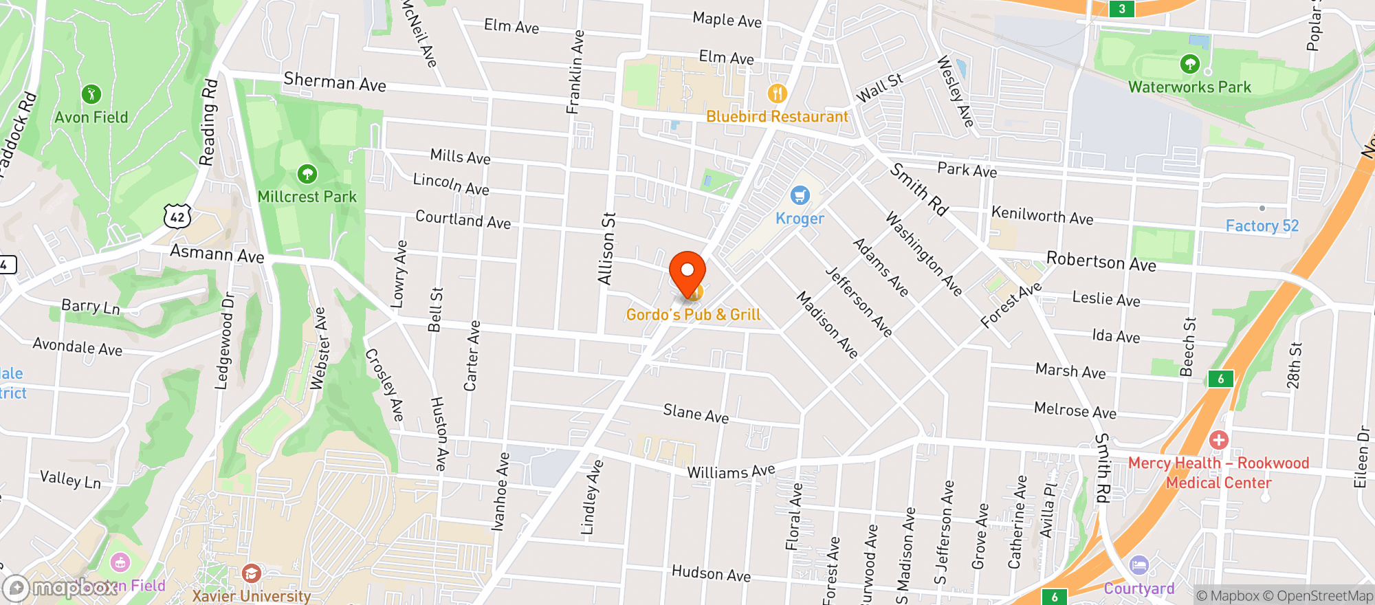 Map showing Skin By Brownlee & Co