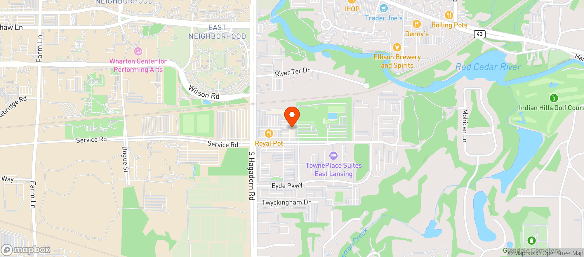 Map showing Gnc