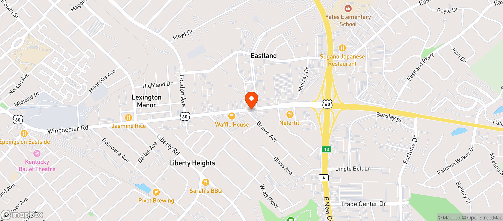 Map showing Liquor Lot
