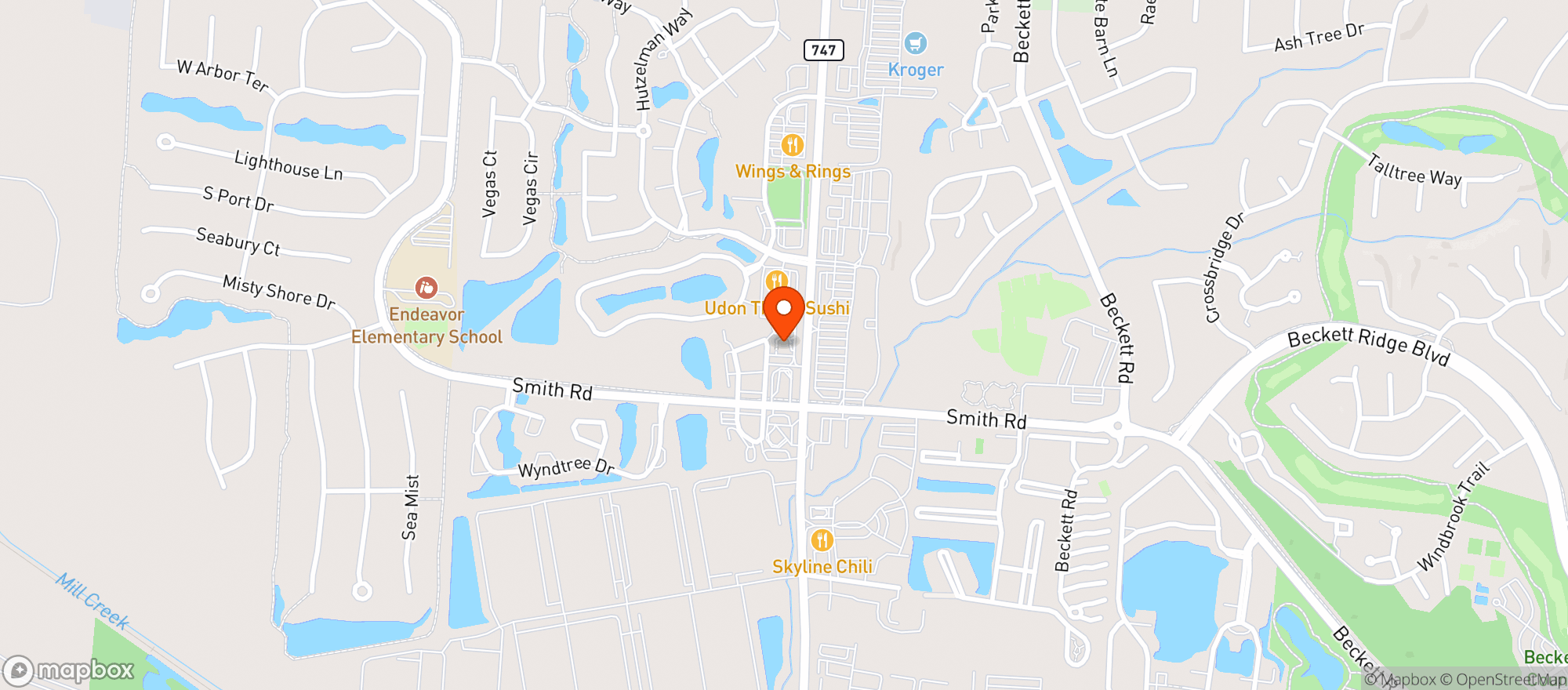 Map showing BECKETT WINE & LIQUOR #514