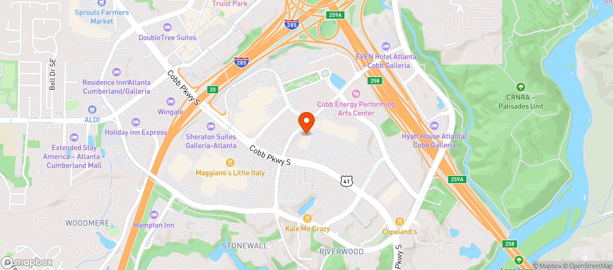 Map showing Savi Provisions Westside