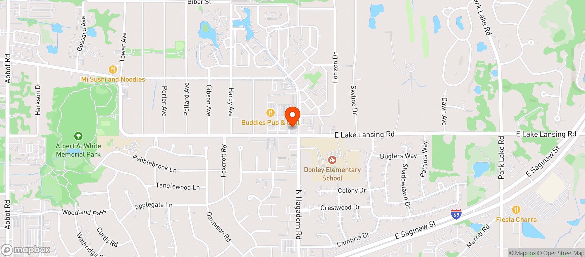 Map showing J&h Family Store
