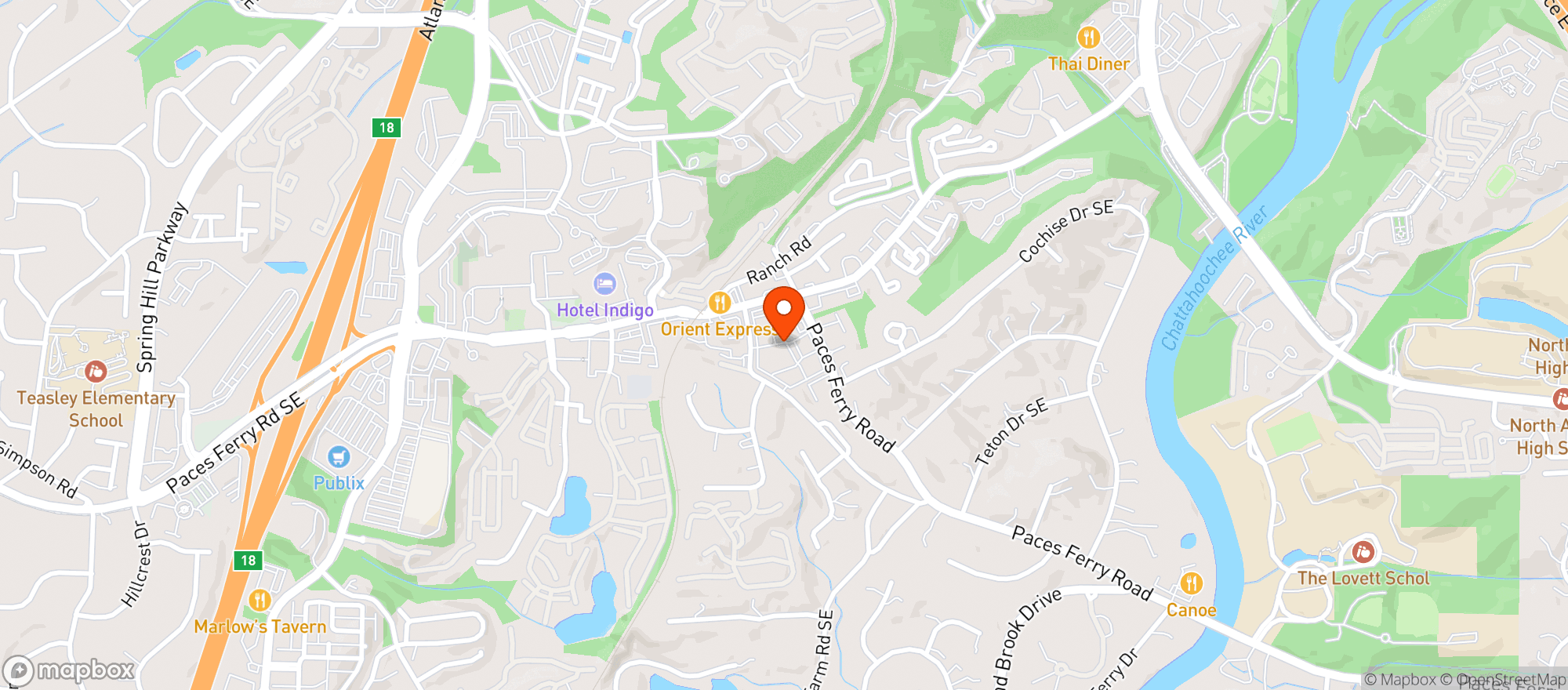 Map showing Waiting On Martha Home