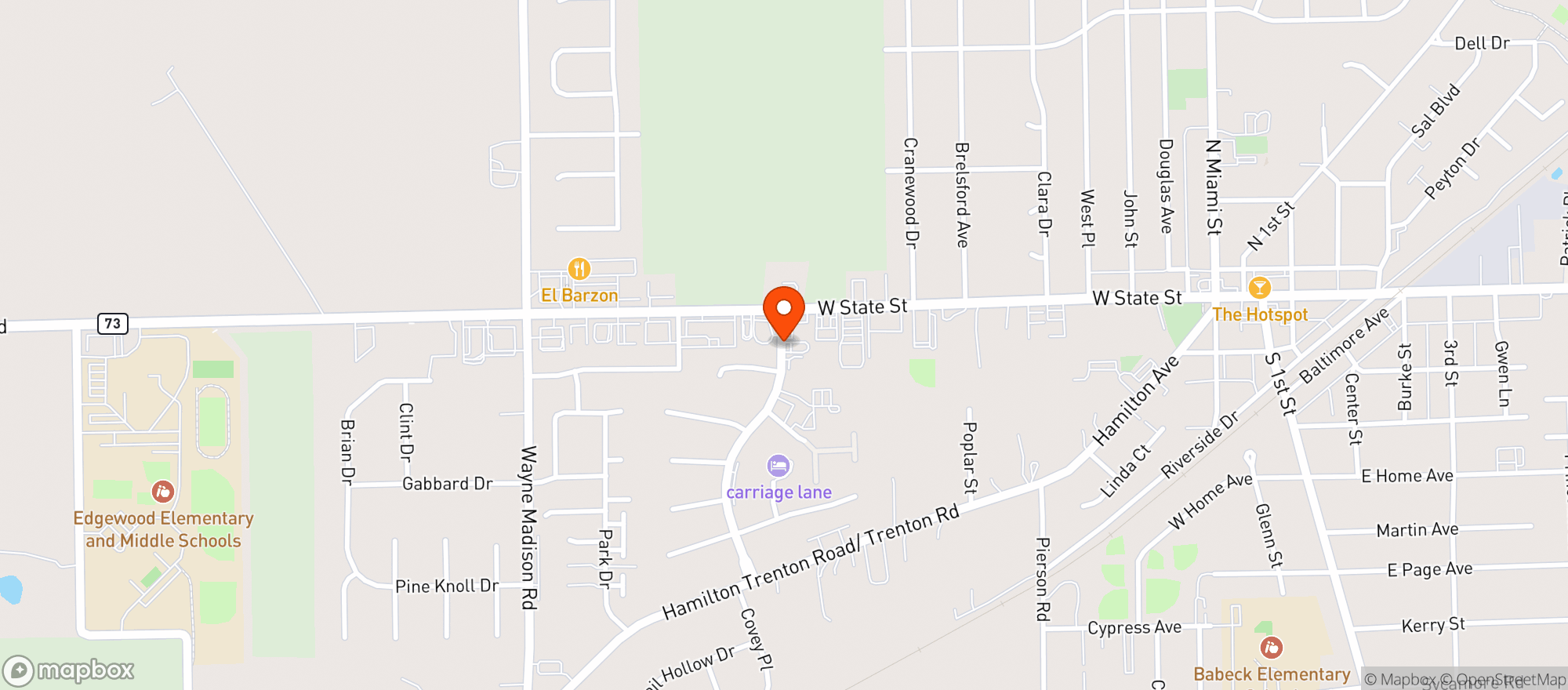 Map showing Liquor Quick