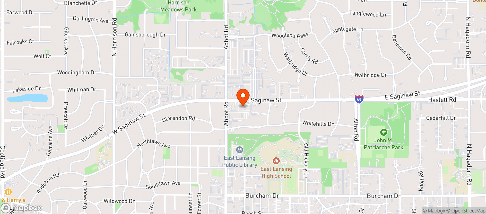 Map showing Side Bar