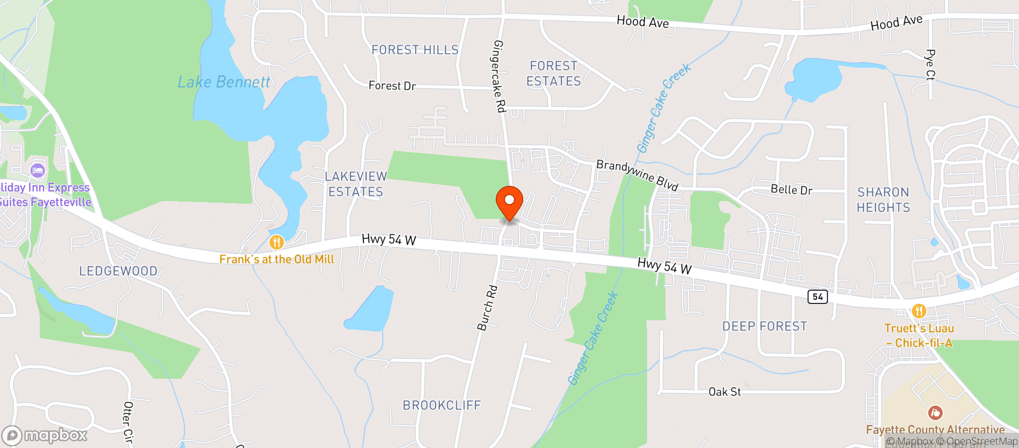 Map showing Circle K