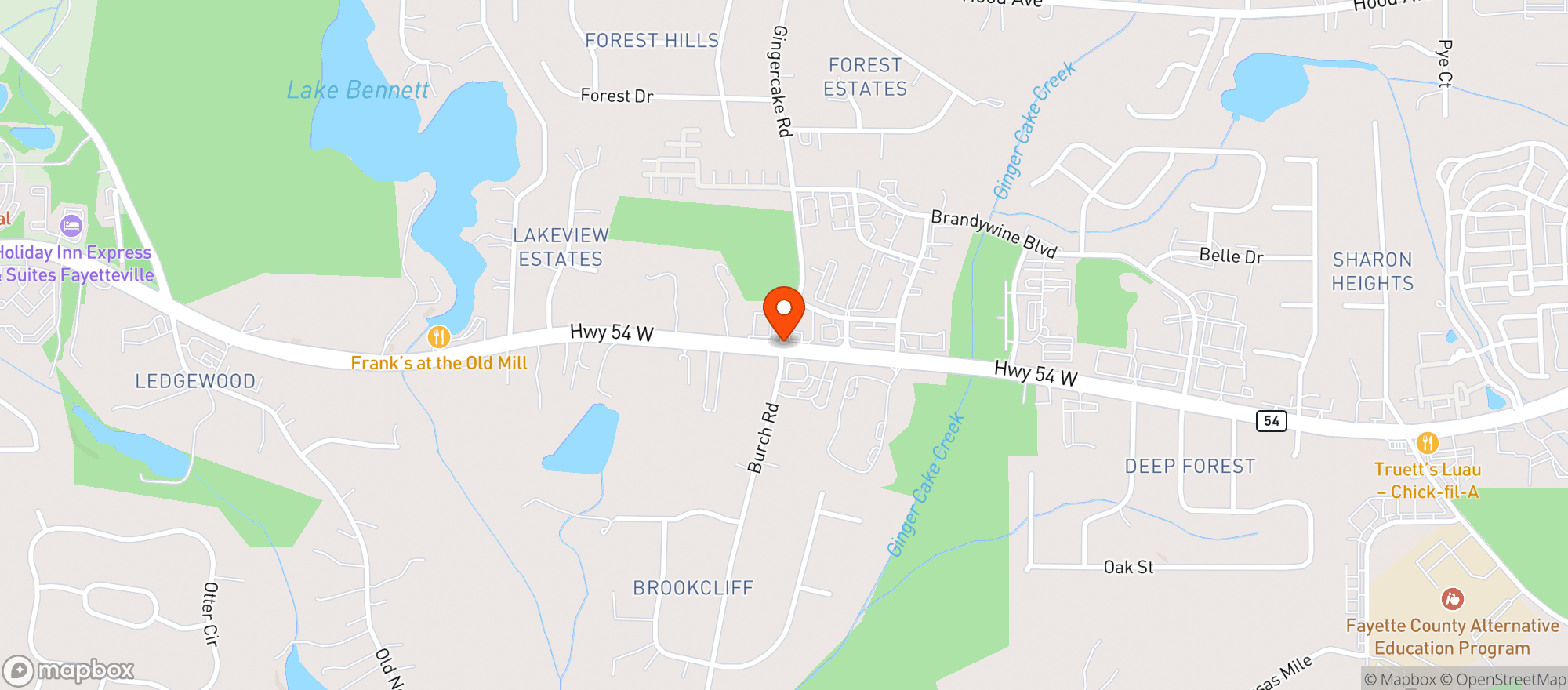 Map showing CIRCLE K STORE #2745124