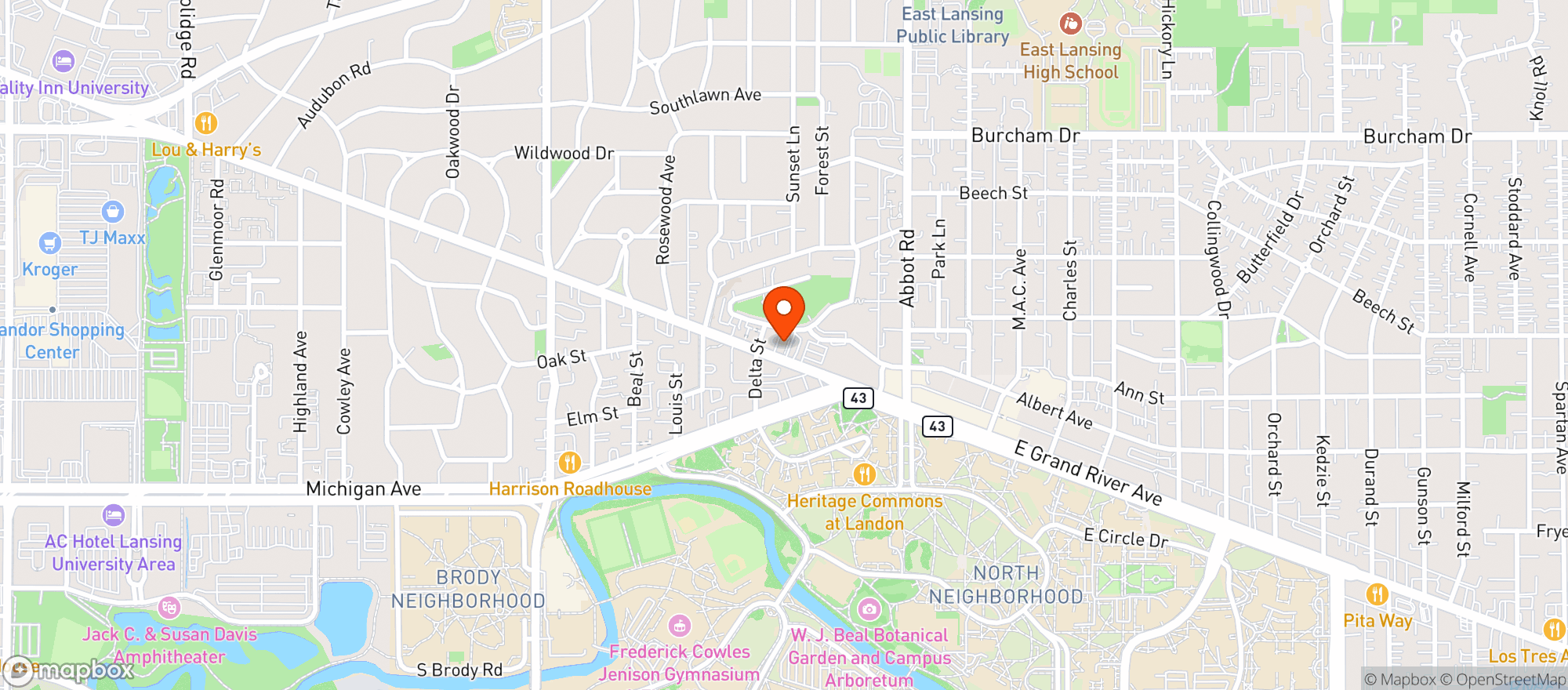 Map showing Crunchys